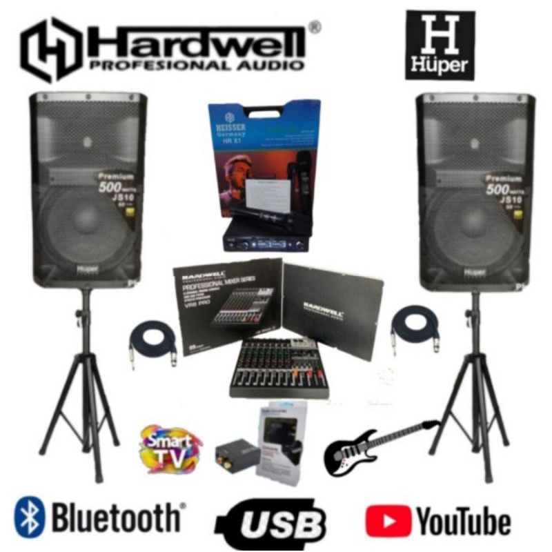 paket sound System outdoor HUPER JS 10 HARDWELL