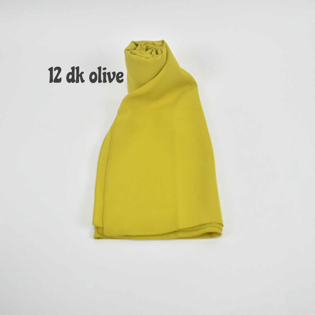 PASHMINA DIAMOND ITALIANO / PASHMINA DAIMOND / PASHMINA POLOS / PASHMINA PANJANG-12 dk.olive