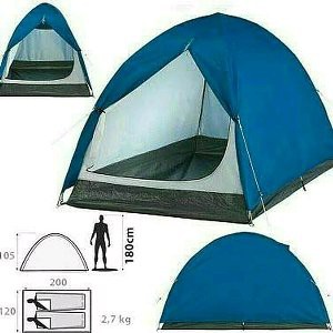 Unik tenda camping tenda outdoor tenda dome tenda Pramuka double layer quechua arpenas 2 Limited