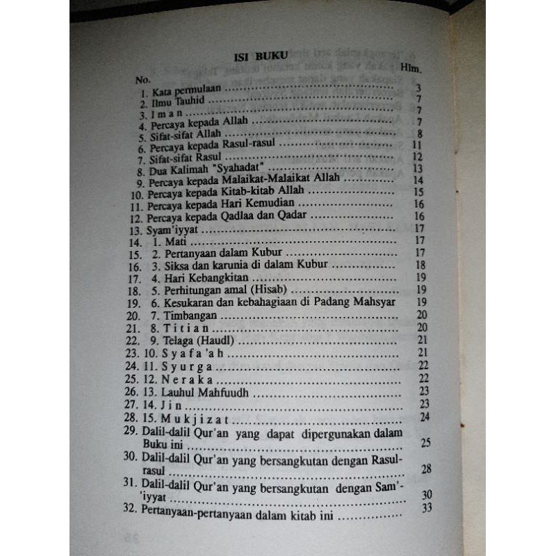 buku rintisan Tauhid