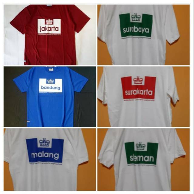 Tshirt baju kaos weekend offender jakarta surabaya bandung surakarta malang sleman the jak bobotoh