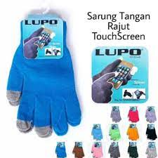 SARUNG TANGAN TOUCH SCREEN LAYAR SENTUH ANDROID HANDPHONE HP GLOVE TOUCHSCREEN RAJUT MURAH