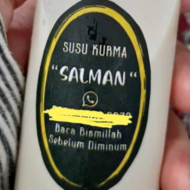 

Susu kurma " salman