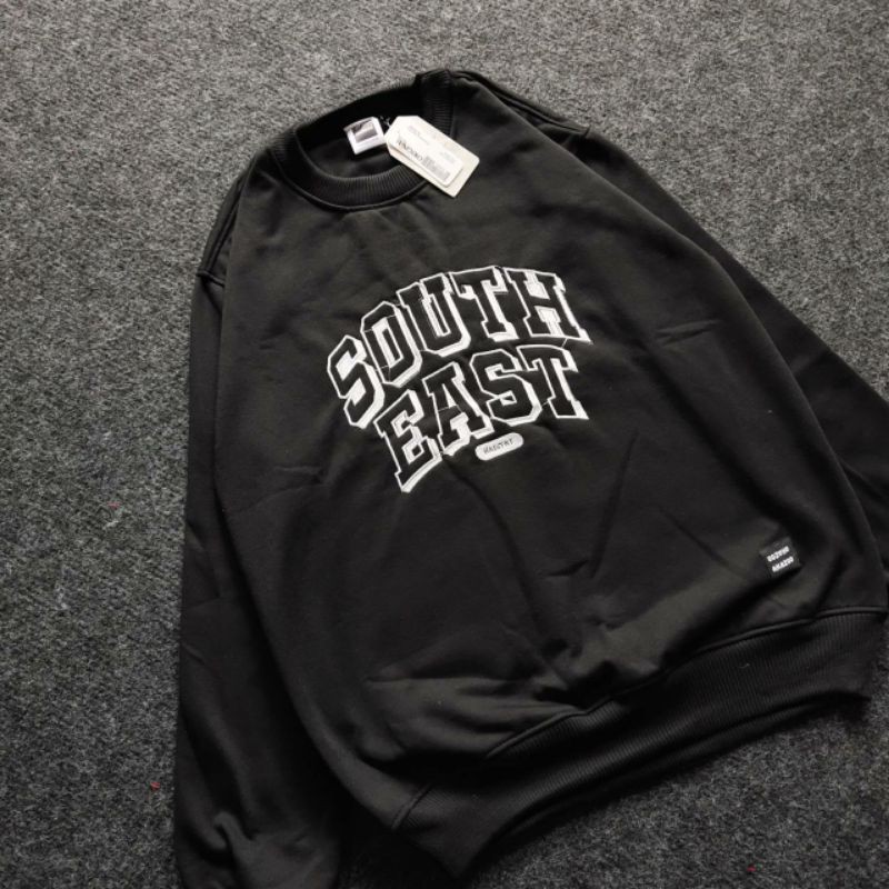creawneck south east hitam/jaket south east