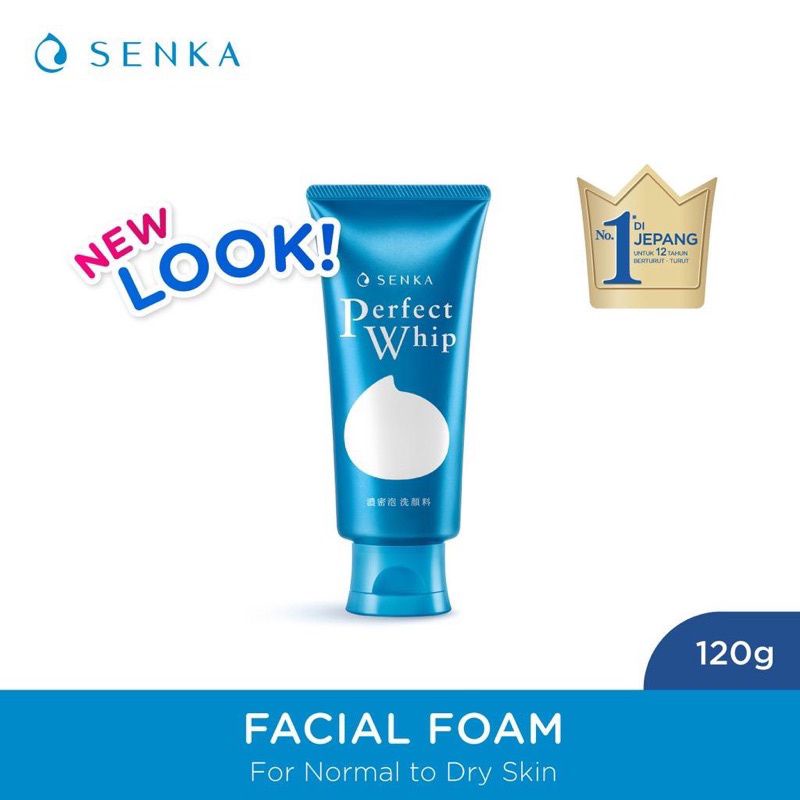 SENKA perfect whip facial foam 120gr / senka facial foam no 1 di jepang / sabun muka senka 120 gram