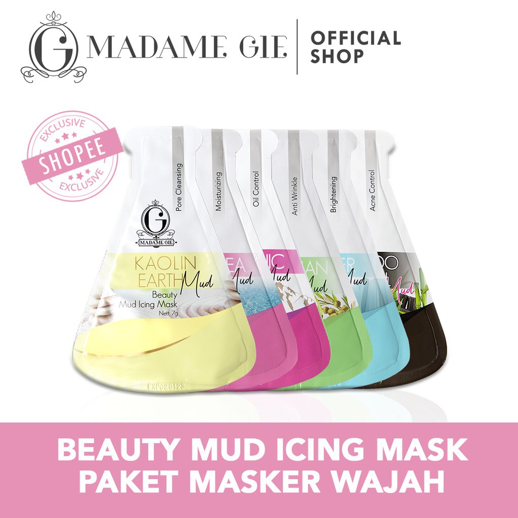 Madame Gie Masker Lumpur / Madame Gie Beauty Mud Icing Mask