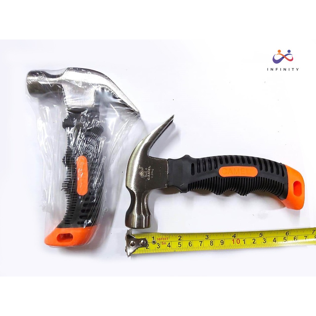 Palu Kambing Mini GG fiber / palu cebol gagang karet / martil pendek kualitas terbaik INF
