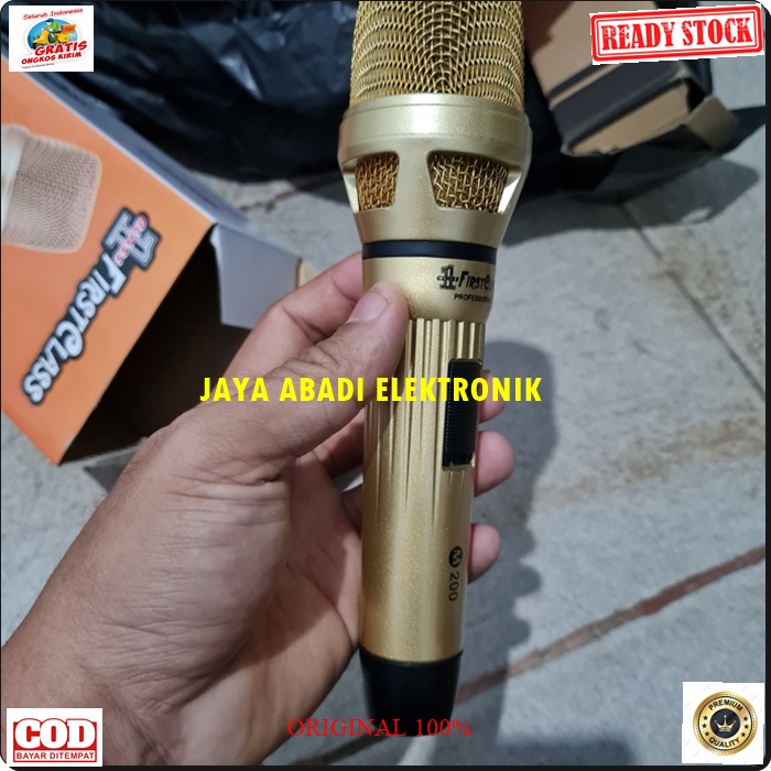 G521 FIRTSCLASS MIC HANDLE KABEL COCOK UNTUK ACARA PANGGUNG KARAOKE PIDATO CERAMAH DLL DYNAMIC BAHAN FULL BESI METAL MIKROPHONE PRO VOKAL AUDIO SOUND SISTEM PROFESIONAL SUARA JERNIH DAN ENTENG PRAKTIS DAN SIMPLE HARGA TERJANGKAU