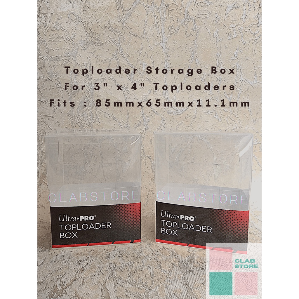 Jual Ultra Pro Toploader Box Clear Storage ONE TOUCH Box