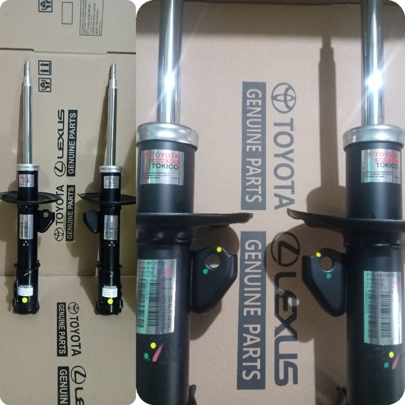 shockbreaker shock absorber yaris bakpao / yaris limo new vios vios gen2 depan toyota tokico ori 200