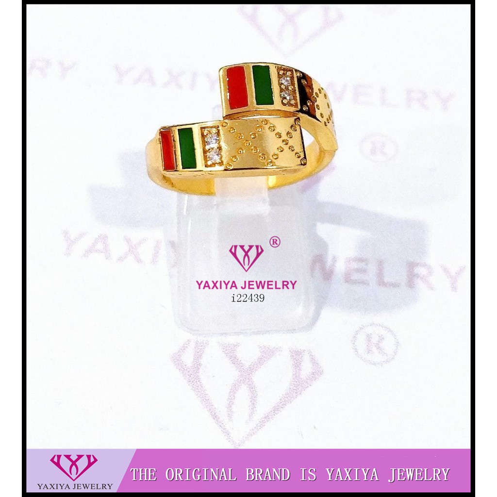 

Cincin Cat Permata Perhiasan Imitasi Lapis Emas Aksesoris Yaxiya 248