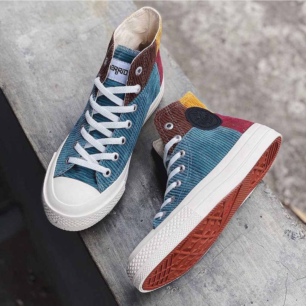 Sepatu Sneakers Warrior Rainbow Tosca