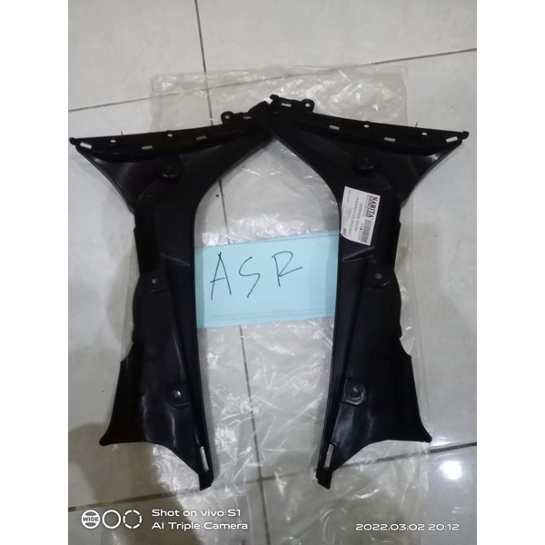 legshhield sayap dalam Supra x 125 fi F1 injeksi hitam dop dof 2014 2015 2016