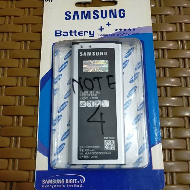 Baterai Samsung Note 4 ori 99