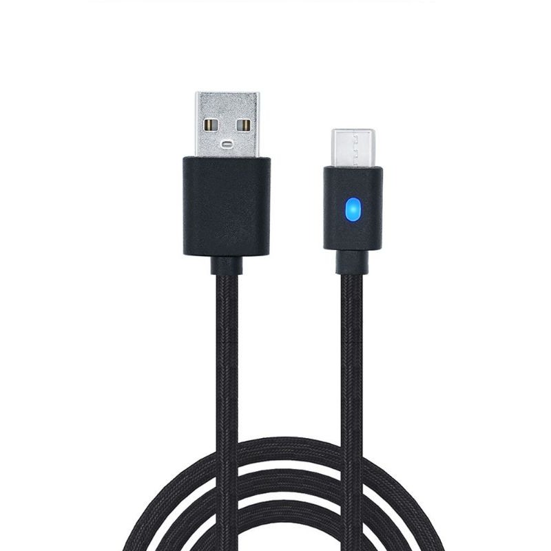 Dobe Charging Cable Kabel Charger Tipe C With LED For P5 DualSence