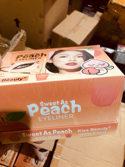 [Per Batang] Eyeliner Kiss Beauty Sweet as a Peach / Soft Eyeliner / Fit Eye