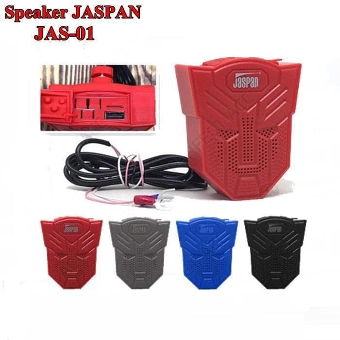 Speaker AKI Motor Waterproof JASPAN JAS01 JAS-01 Praktis Portable Grosir