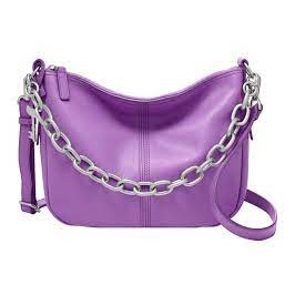 Tas Wanita Branded Fossill Jolie Crossbody Bag Violet Light Purple 28 x 20 cm 100% Original