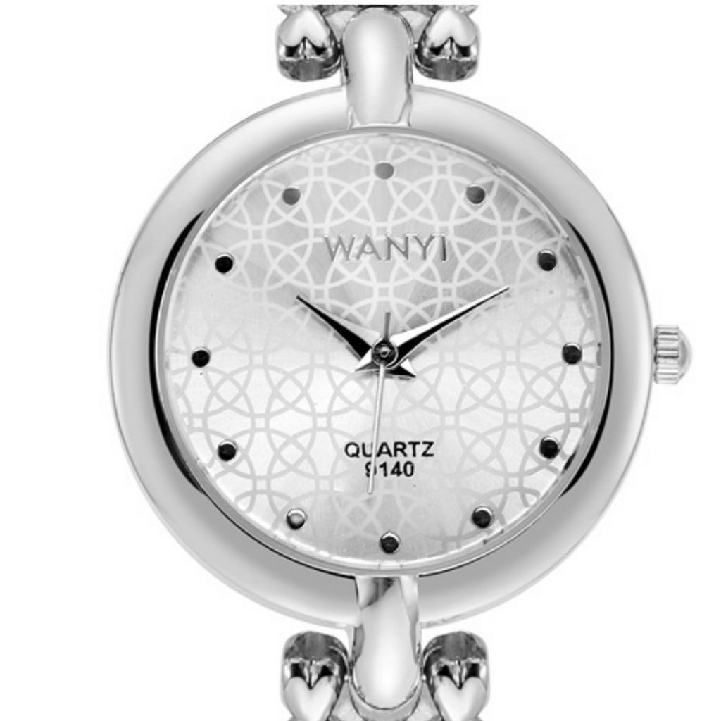 JAM TANGAN WANITA PESTA MEWAH RANTAI SILVER EURYDICE JAM127S3 IMPORT ELEGANT FASHION KEKINIAN CEWEK REMAJA BRANDED ORI DIAMETER KECIL MURAH