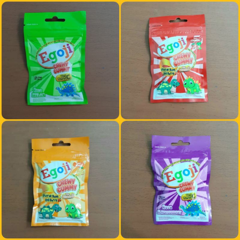 

Egoji Chewy Gummy Strawberry Lemon Orange Blackurrant 1Sach