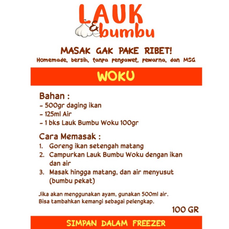 

Bumbu Frozen Woku 100gr