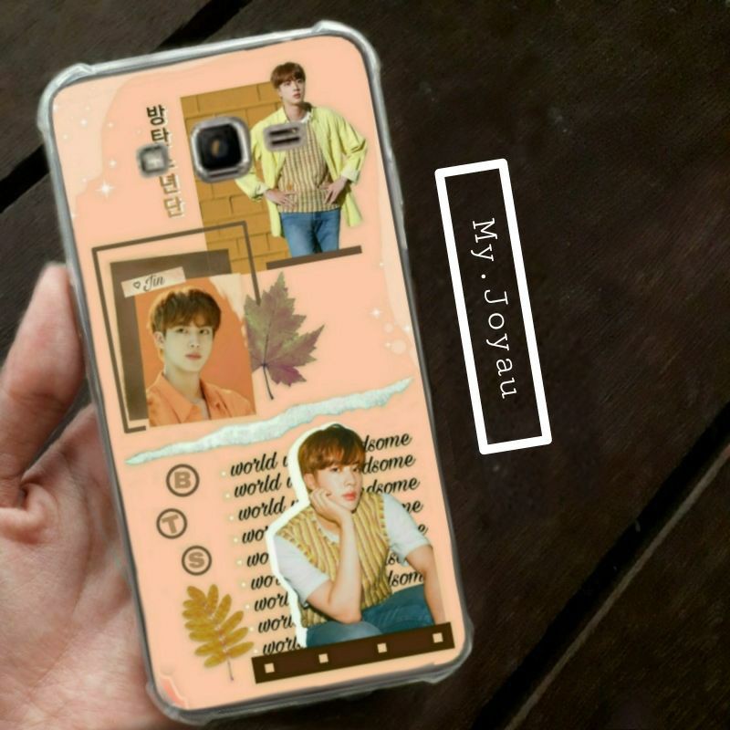 [COD] CASE CUSTOM BTS JIN ANTI CRACK AESTHETIC SAMSUNG APPLE VIVO OPPO XIAOMI REDMI REA