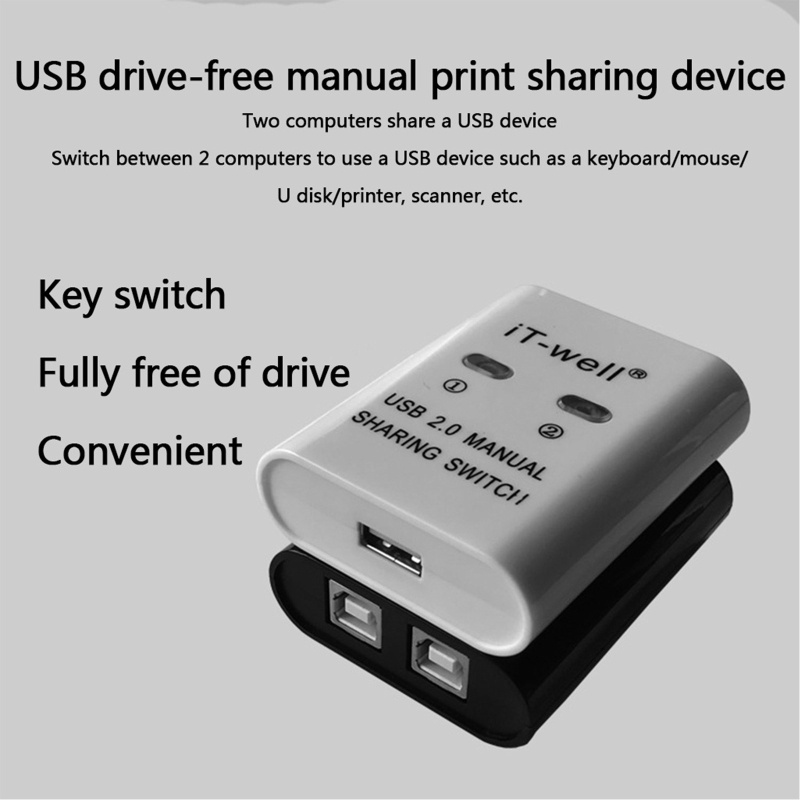 Cre Alat Sharing 1 Port USB Untuk Keyboard Dan Mouse