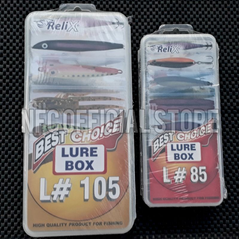 Box Lure / Lure Box / Kotak umpan pancing STELLA  RELIX L 105 L 85 L 65 L 60 TEBAL TIDAK MUDAH PECAH