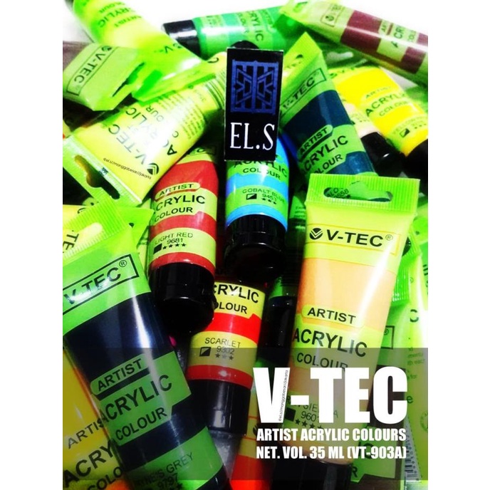 

V-TEC Acrylic Colours 35 ml ( VT-930A)