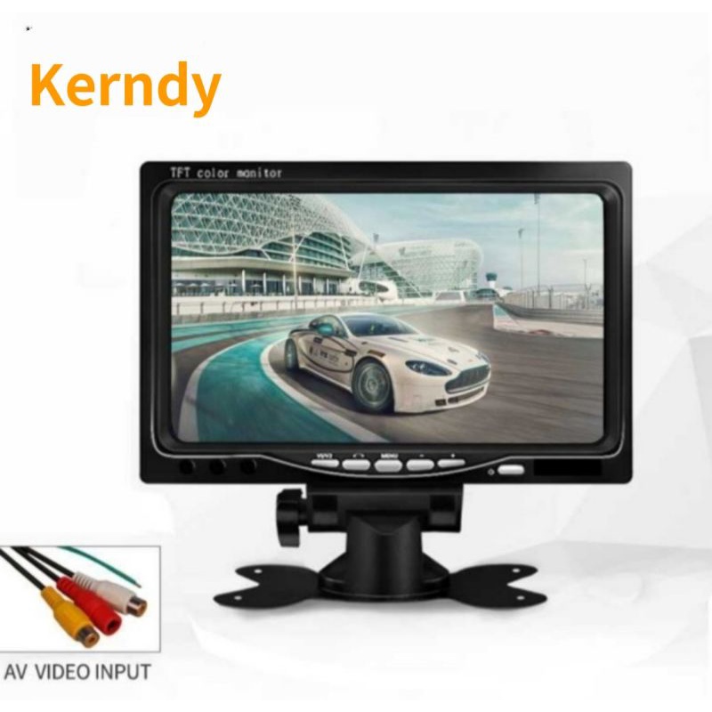 Kerndy Layar Monitor Mobil TFT Lcd 7 Inch