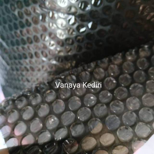 

Bubble Wrap Hitam uk 1.25 meter x 1 meter Vanaya Kediri