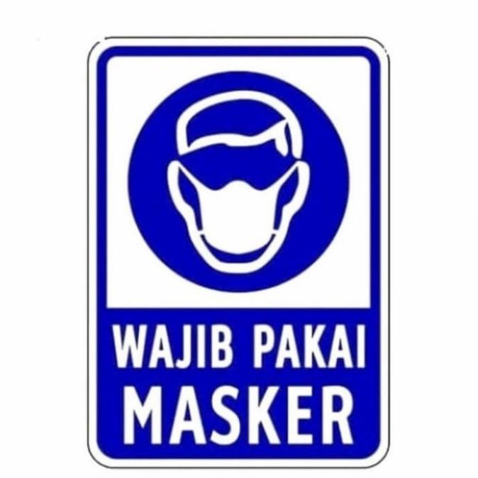 

Stiker Wajib Pakai Masker 20x30 90-gustostiker Segera Beli