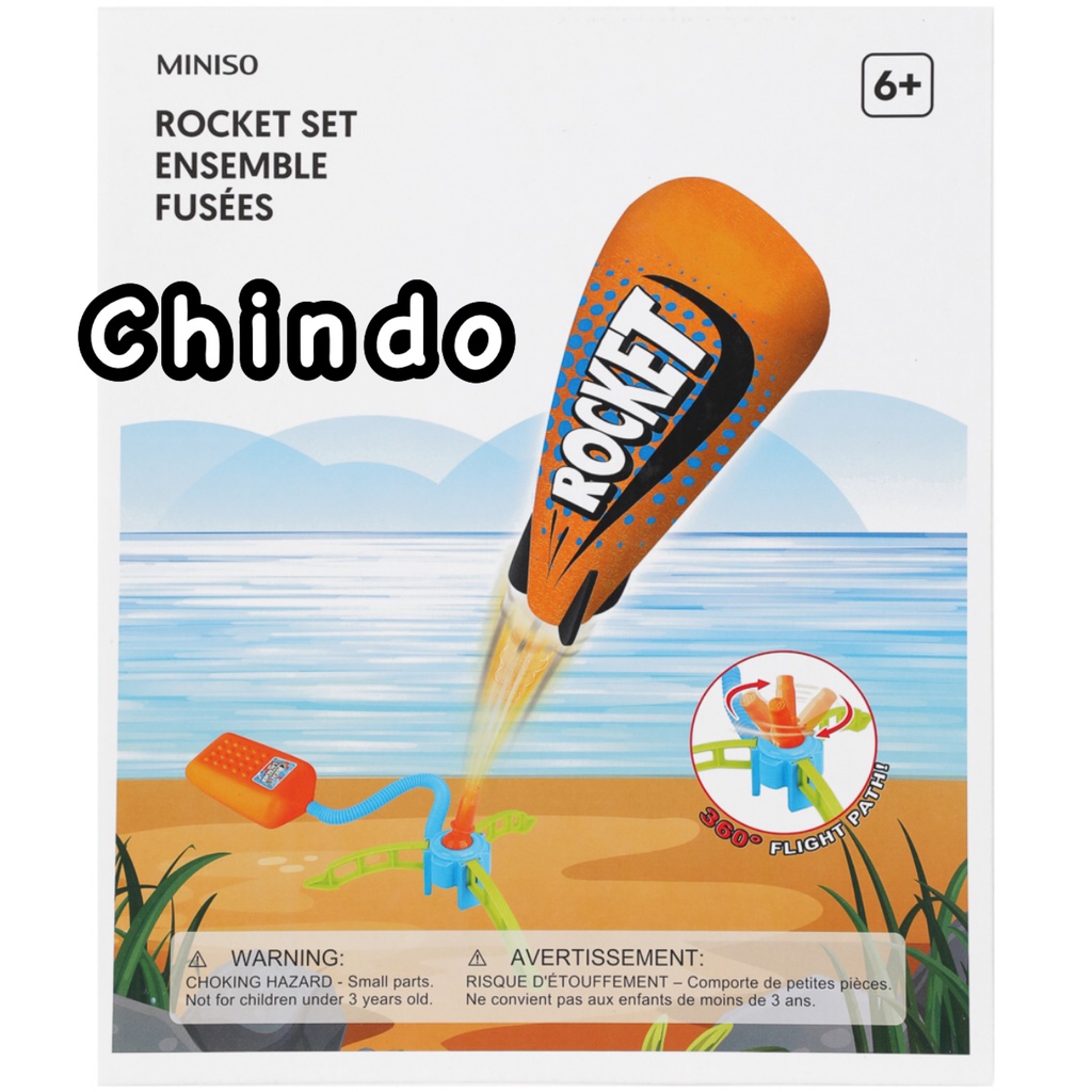 MINISO ROCKET SET MAINAN ANAK ROCKET