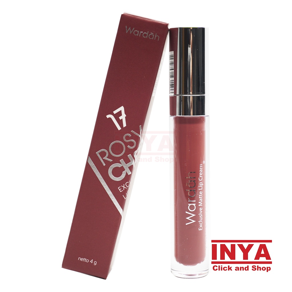 WARDAH EXCLUSIVE MATTE LIP CREAM 17 ROSY CHEEK 4gr