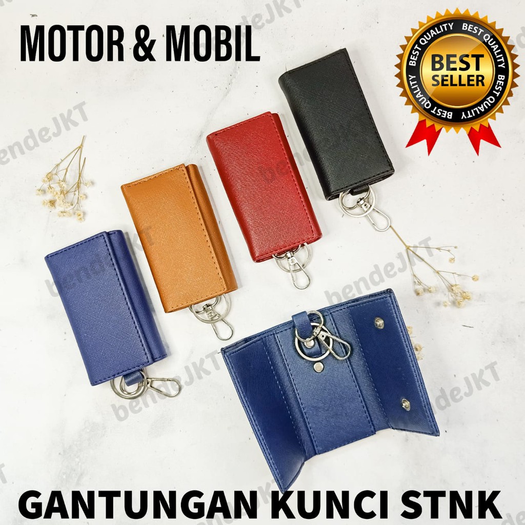 DOMPET GANTUNGAN KUNCI STNK MOTOR MOBIL BENDEJKT