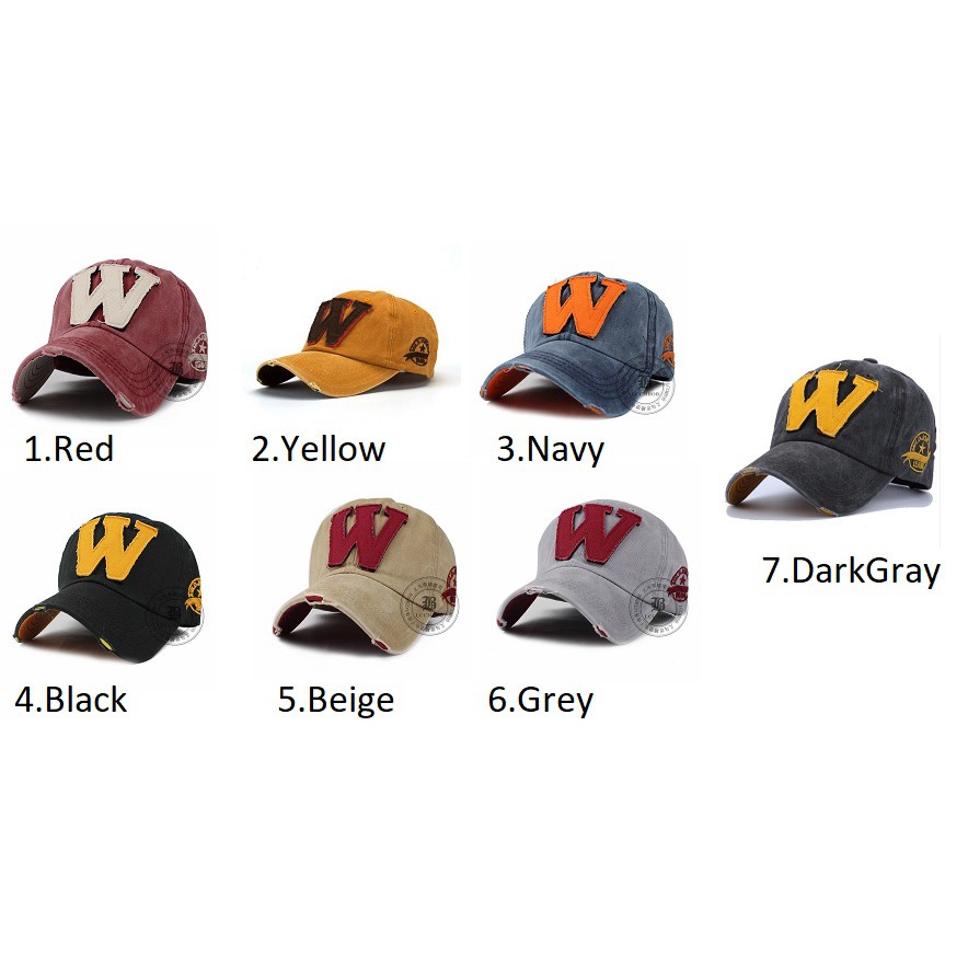 PREMIUM IMPORT TOPI BASEBALL W !!! - 7 WARNA