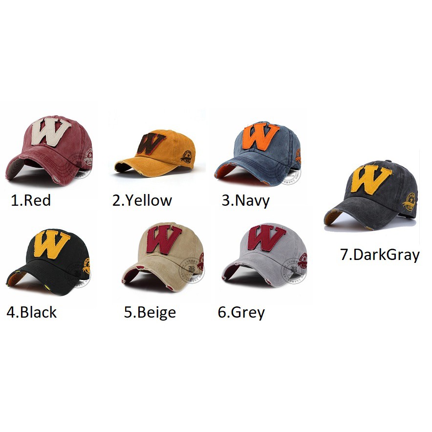 PREMIUM IMPORT TOPI BASEBALL W !!! - 7 WARNA