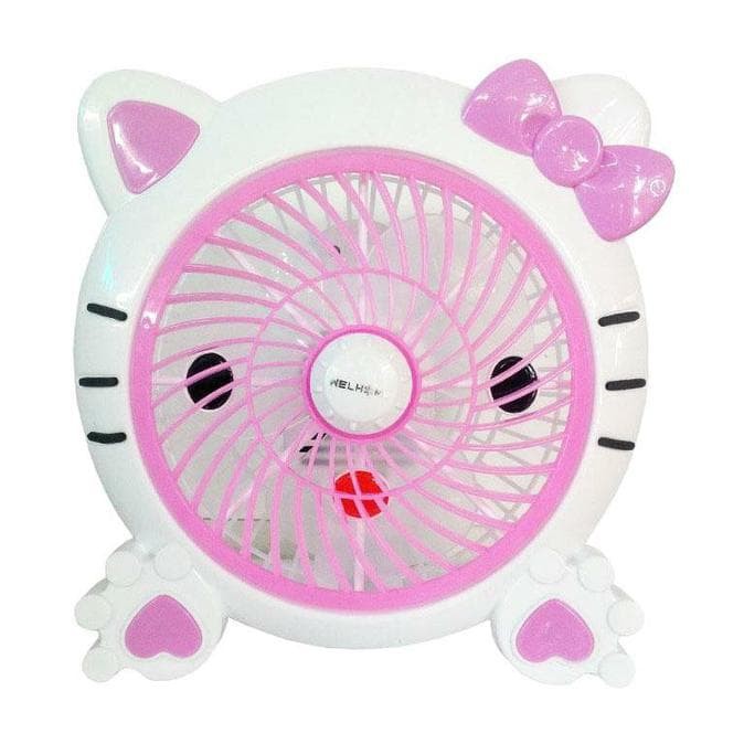 Kipas Angin Karakter HELLO KITY Box Fan Welhome WH-170 10 INCH