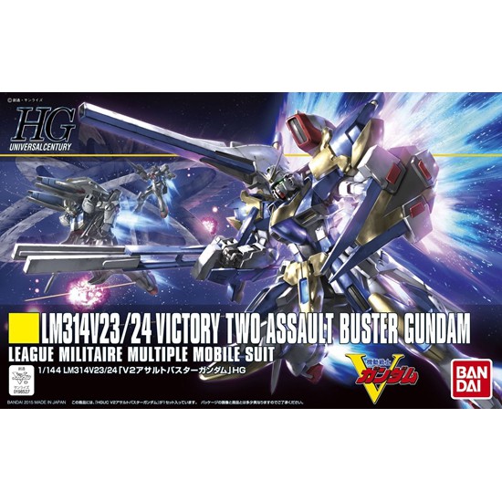 BANDAI Plamo HGUC Victory Two Assault Buster Gundam