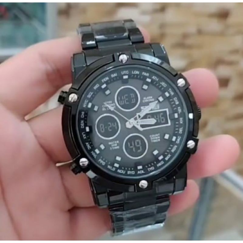 SKMEI DUAL TIME RANTAI