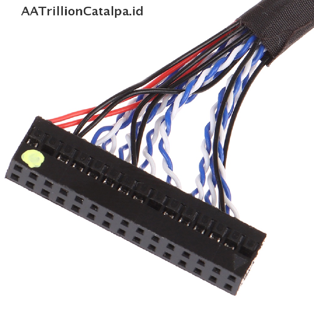 Aatrillioncatalpa LVDS Kabel FIX-30P-S6 30pin double 2ch 6 bit Untuk panel LCD