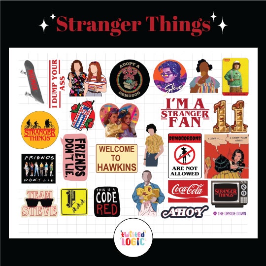 

❗️NEW❗️Aesthetic Sticker Tumblr | Stranger Things