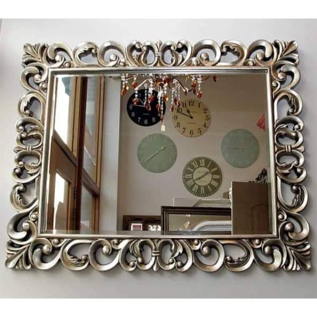 Figura cermin kayu jati figura murah