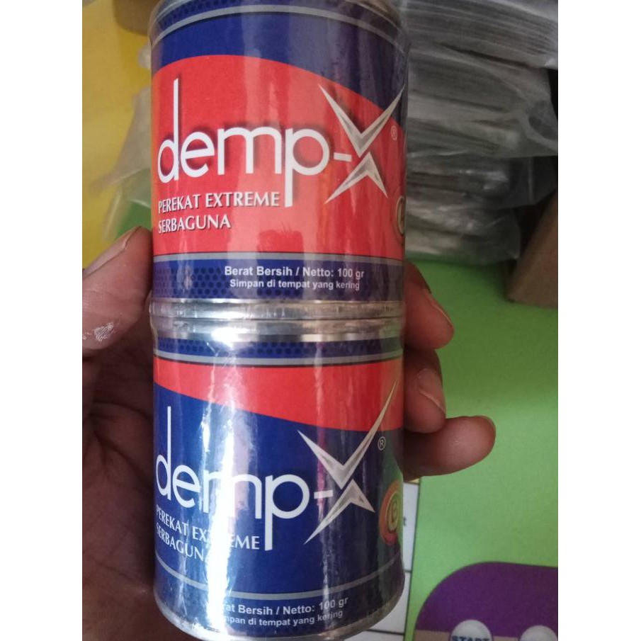 

Demp-X 200Gram Lem Epoxy Perekat Serba Guna