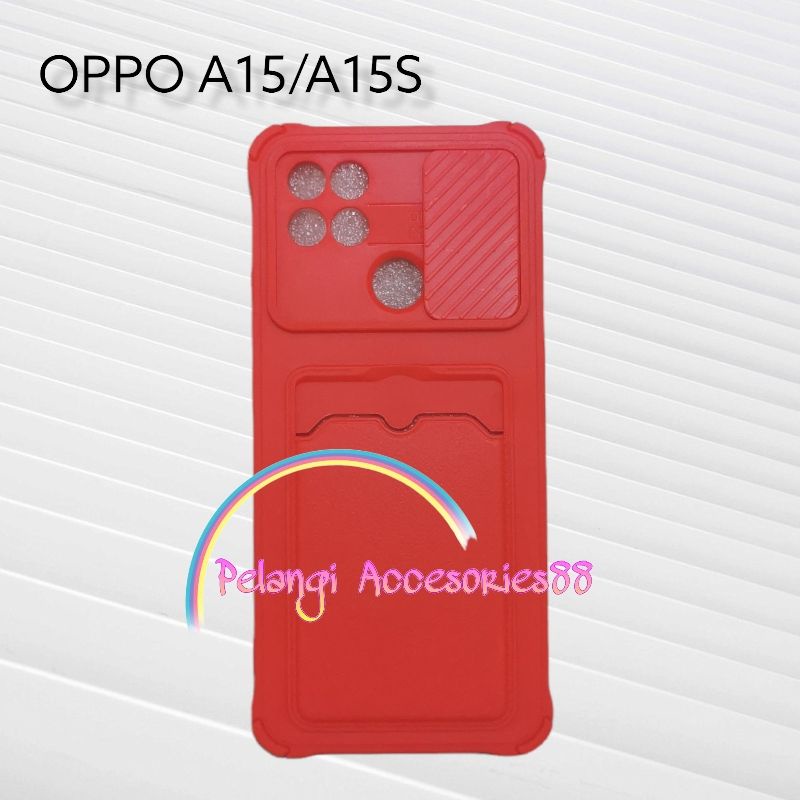 CASE OPPO A15 / A15S CASE SOFTCASE SLEDING WARNA WARNI