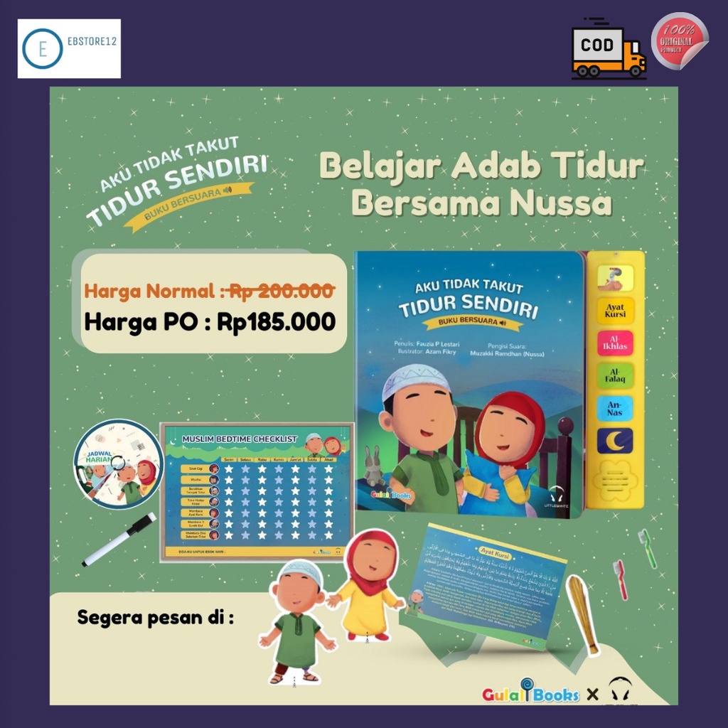 Soundbook Nussa Rara: Aku Tidak Takut Tidur Sendiri