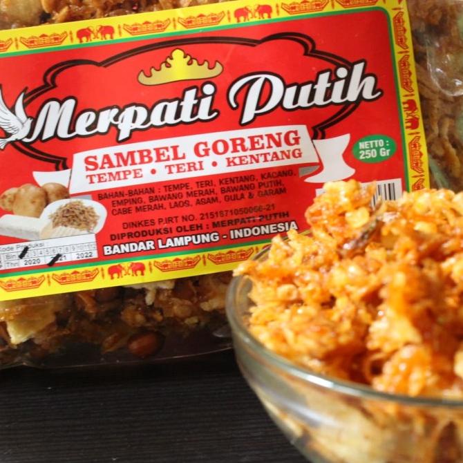 

Sambal Goreng Tempe Teri Kentang Merpati Putih Khas Lampung