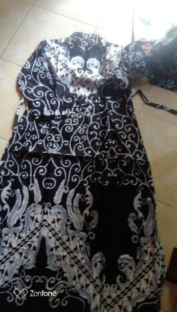 Batik Couple Keluarga Sania Ruffle Ori Ndoro Jowi Dnt Mataram