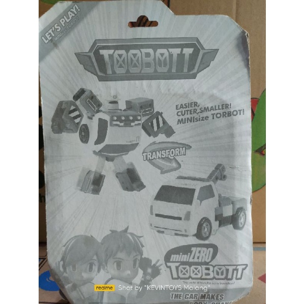 mainan mobil derek bisa berubah menjadi robot / ST 24 RB 29 TOOBOTT MINI ZERO / mainan 2 in 1