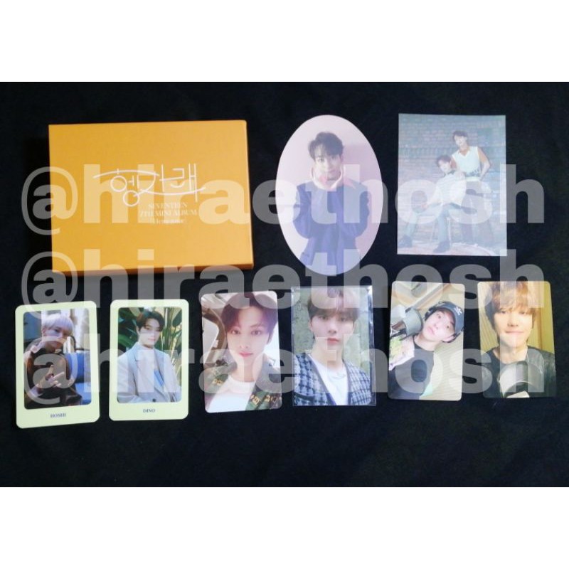 PC OVAL OTP OTY OTR BENEFIT YES24 SEMICOLON HENGGARAE SET hoshi jun the8 dino jeonghan seungkwan